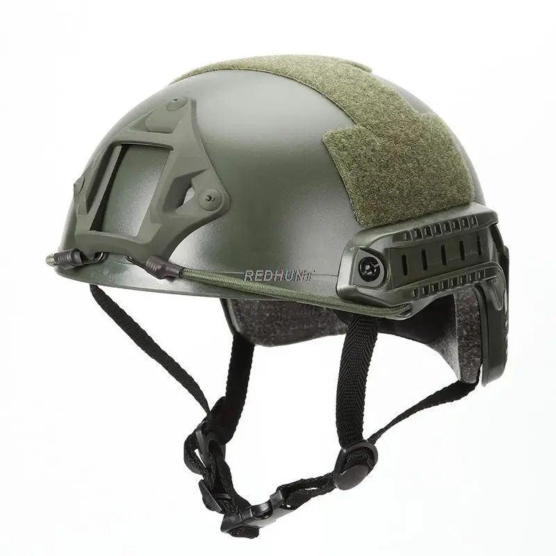 

Tactical Adjustable Fast Helmet with Side Rails and NVG Mount MH Style Helmet for Airsoft Paintball Hunting Shooting Outdoor