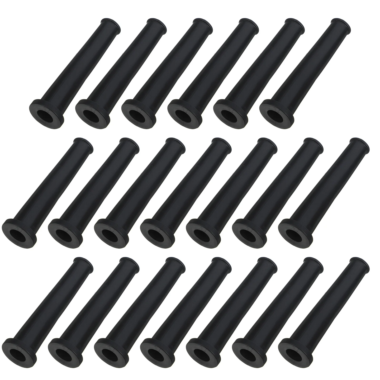 

20Pcs Power Cord Protector Rubber Cable Sleeve for Wire Management Computer Desk Organization Cord Hider Strain Relief