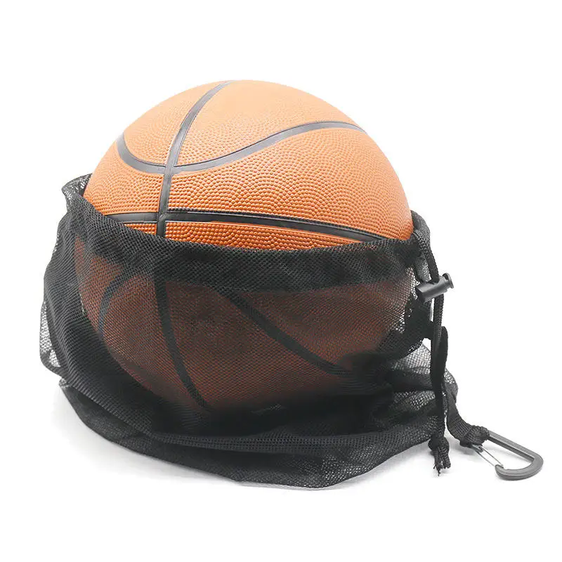 Draagbare basketbalnetzak, voetbaltas, volleybaltas, netzak met trekkoord, speciale trainingsnetzak voor sportschoenen, 1 zak
