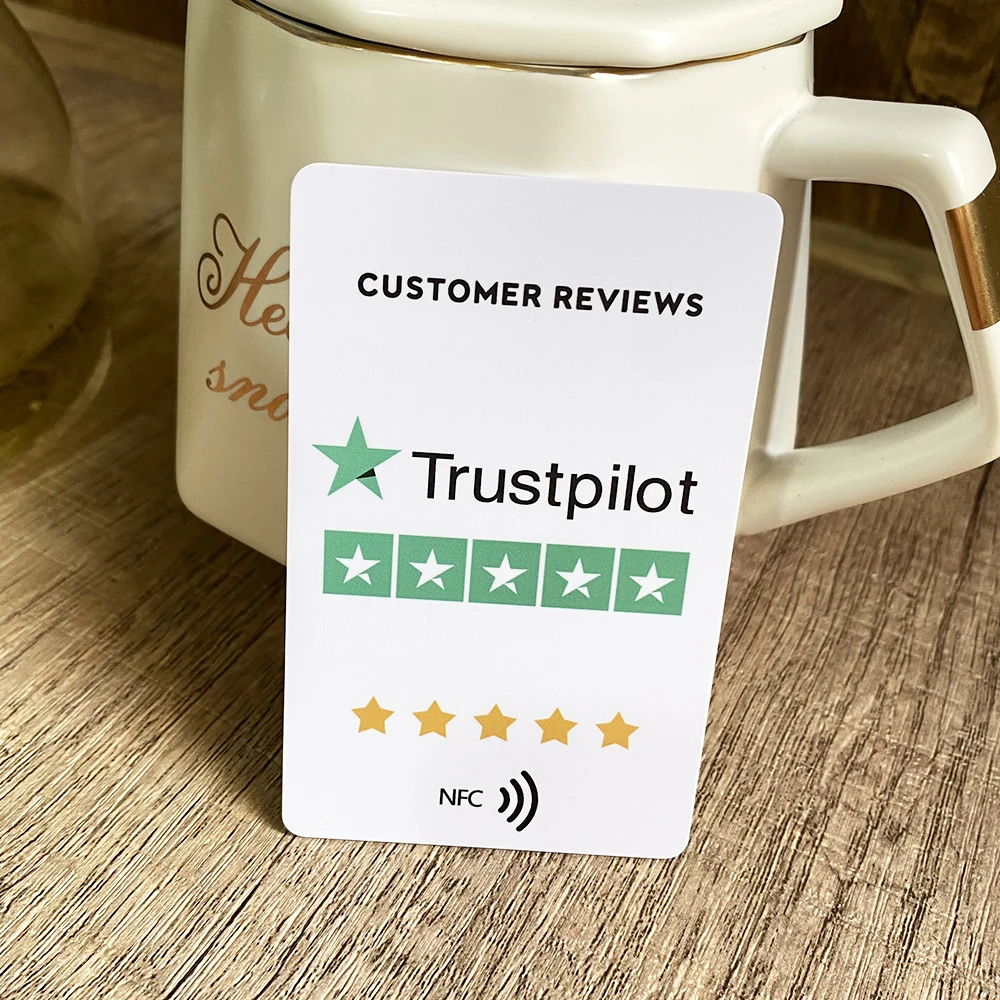 Boost Customer Feedback with a Tap NFC Google Review Tap Card NFC Socail Media Sharing  Business Card