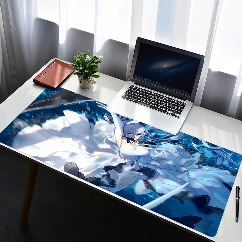 

Mouse Pad PC Non Slip Rubber Cartoon Mousepad Azur Lane Laptop Gamer Cabinet Keyboard Pad Office Computer Gaming Desk Mouse Mat