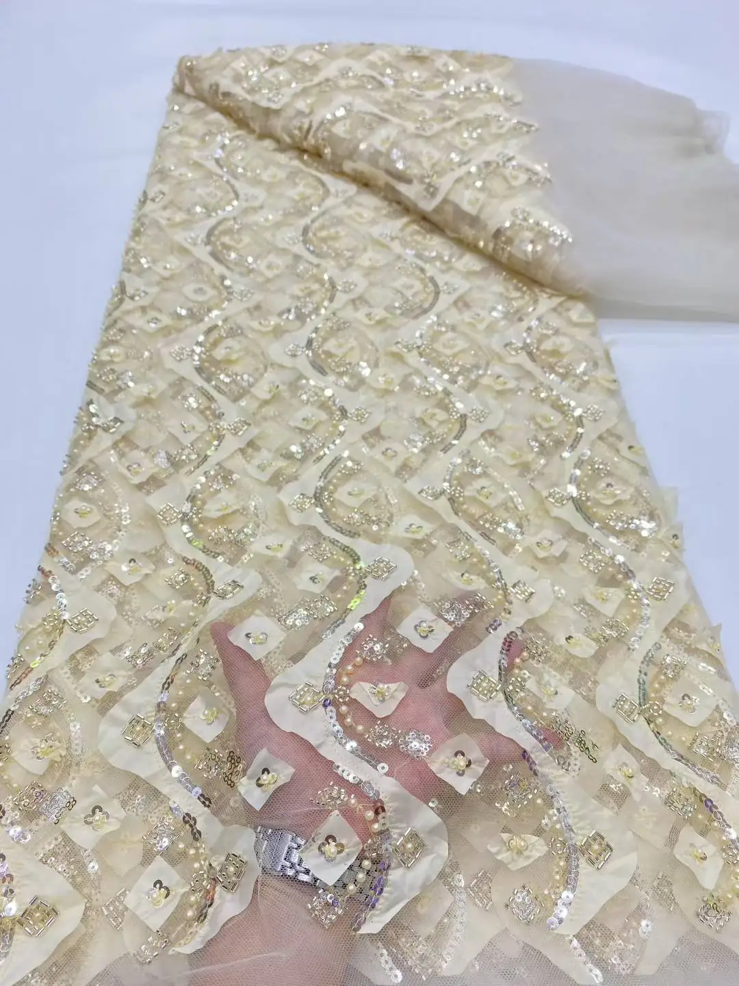 أقمشة الدانتيل الأفريقي الفرنسي المطرز 2025 جودة عالية مطرز الدانتيل النيجيري العريس فستان مطرز المواد لخياطة الحفلات