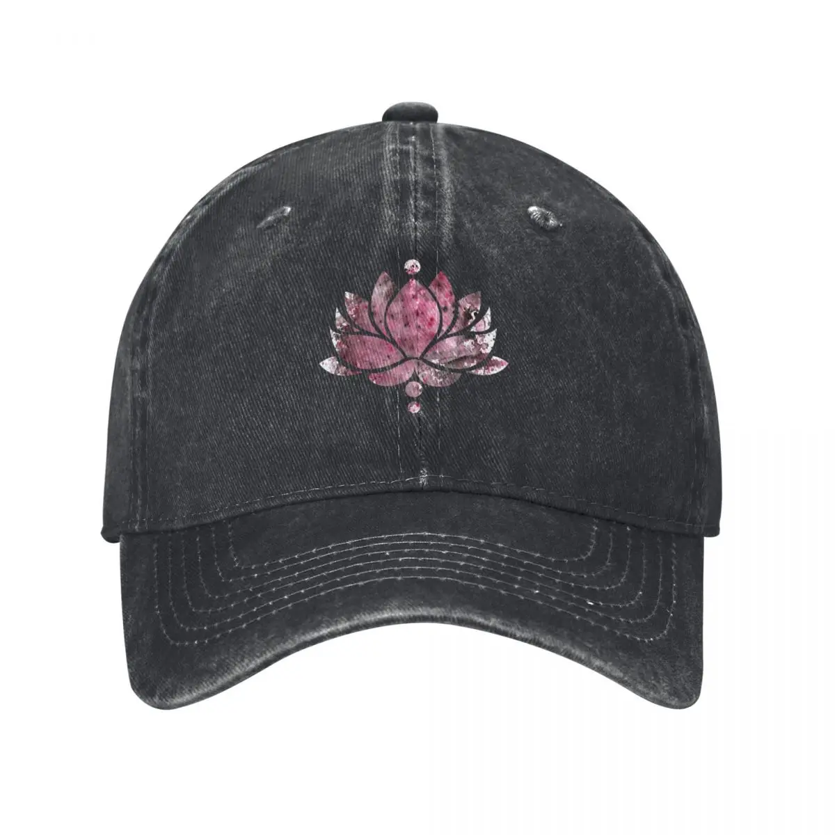 Red Lotus Flower Baseball Cap fishing hat New Hat Female Men's