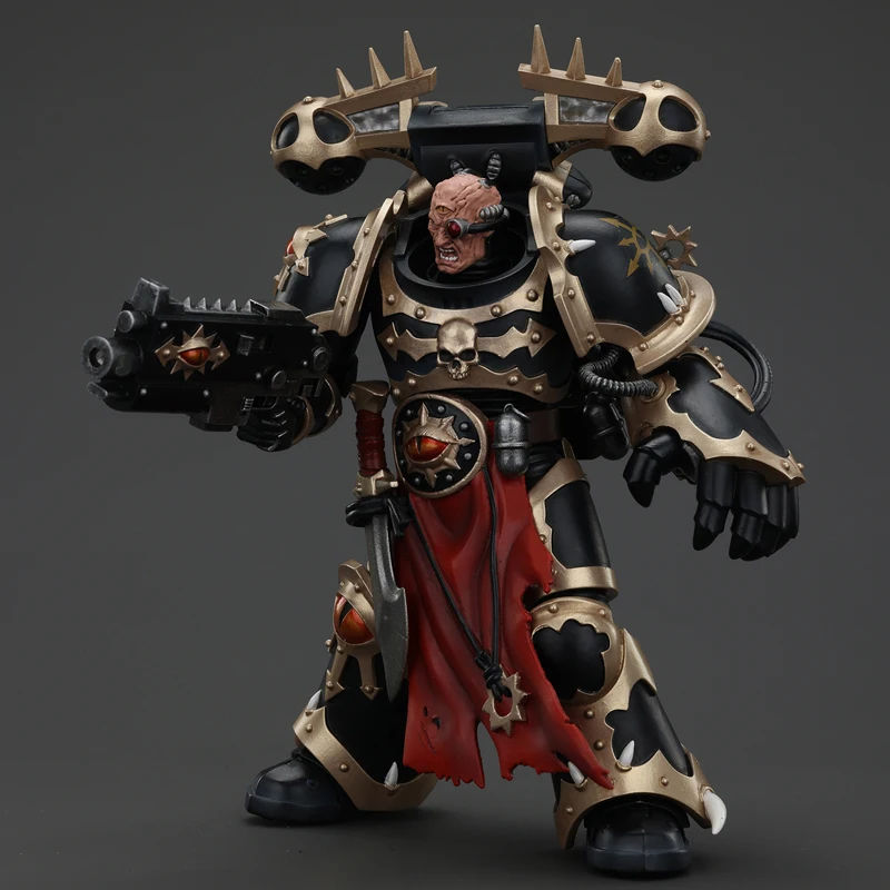 JOYTOY Warhammer 40K Chaos Space Marines légion noire choisie 1/18 Figurine articulée mobile Anime Figurine poupée cadeau hommes jouets
