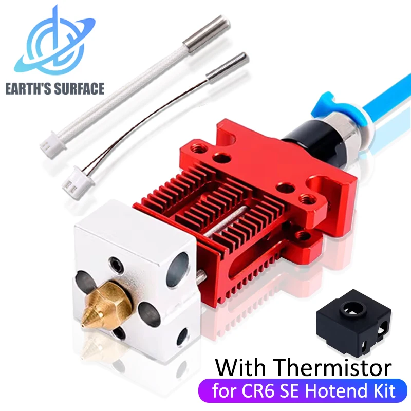 3D Printer Onderdelen CR6 SE J-head Gemonteerde Printkop Hot End Hotend Kit Alle Metalen Extrusie Extruder voor Ender 3 CR5 PRO CR6 SE