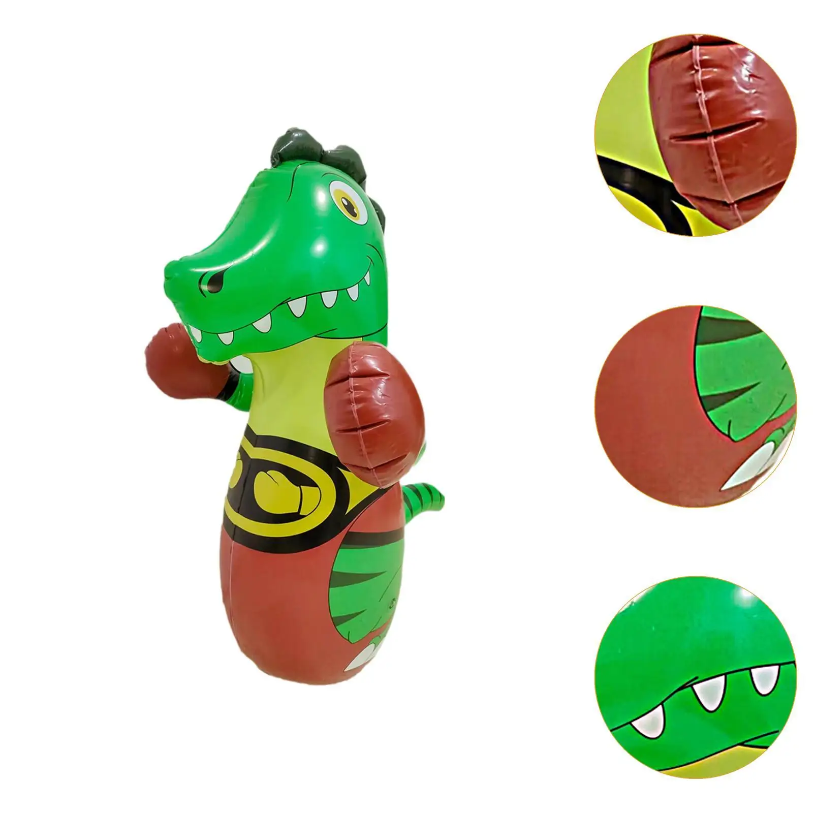 Inflatable Dinosaur Punching Bag Thickened PVC Kids Boxing Toy for Fitness and Hand-eye Coordination