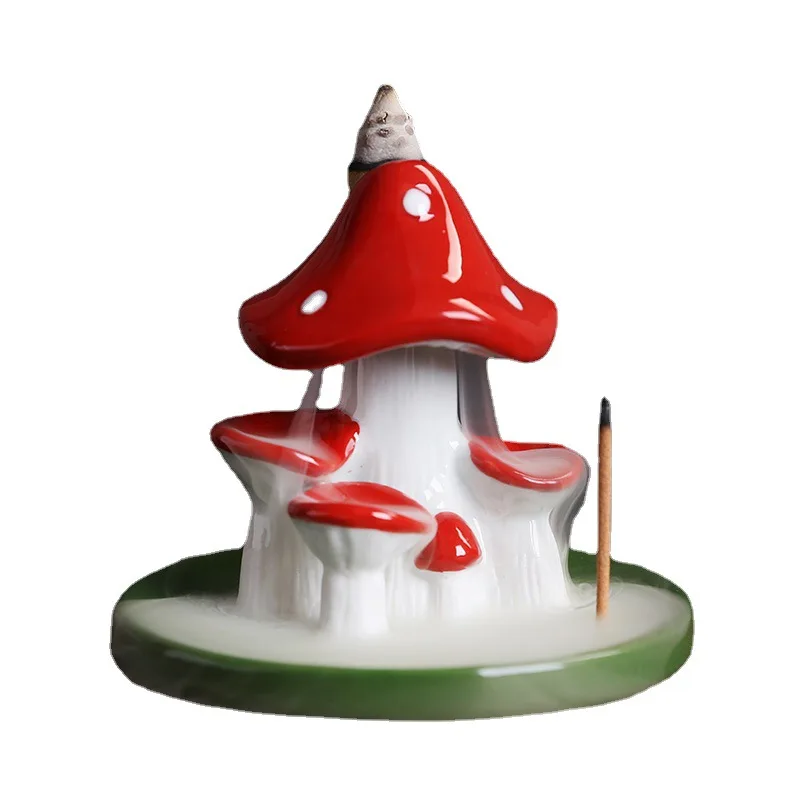anime sensation home of mushrooms return incense oven craft backhand cascade cast iron oven Yoga home candle incense seat incens