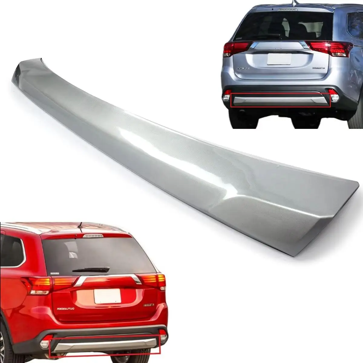 

Rear Bumper Replace For Mitsubishi Outlander Diesel SUV 2016 2017 2018 Rear Lower Bumper Cover Extension 6415A061