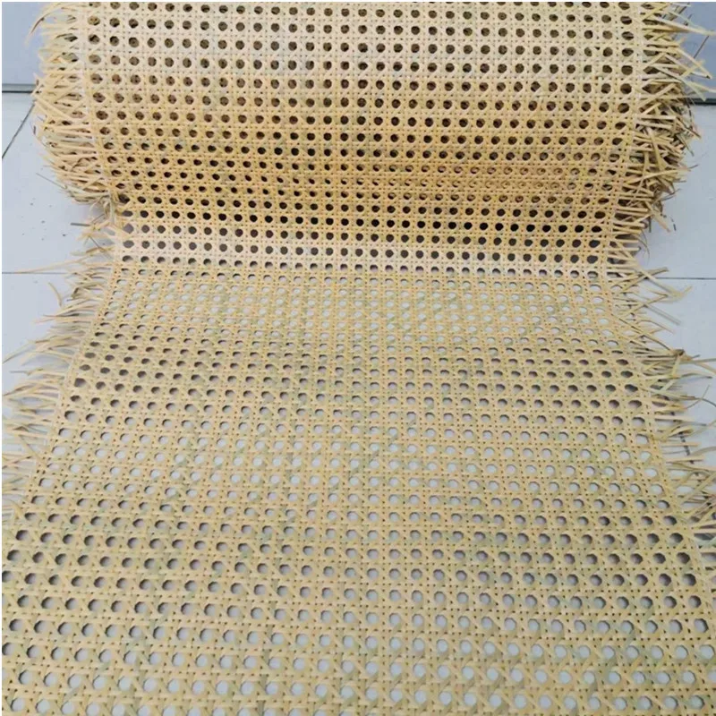 Plastic Indonesian Rattan Wicker Cane Webbing Roll Furniture Chair Table Repair Material Cabinet Door Ceiling Wall Decor Hot