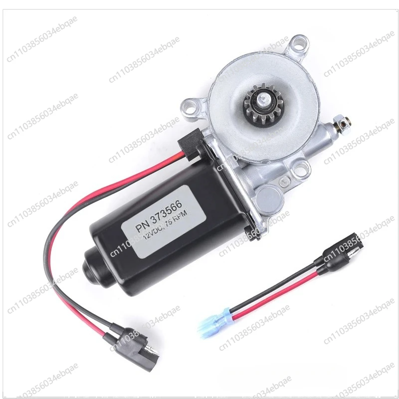 

For 12-Volt DC 373566 RV Power Awning Replacement Universal Motor 75-RPM with Single 2-Way Connector Power Awnings