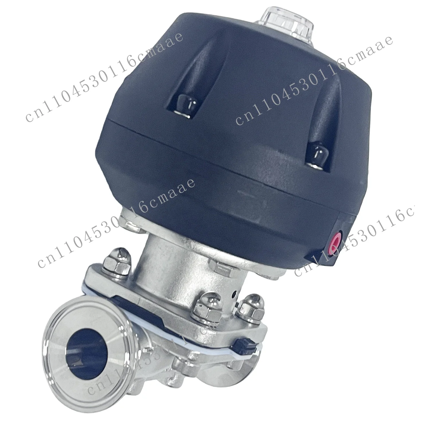 SS316L Pharmaceutical Pneumatic Ferrule Diaphragm Valve with 50.5mm Clamp End