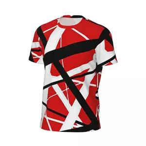 Van halen impressão t camisa linhas vermelhas moda ginásio camisetas mangas curtas respirável topos verão y2k engraçado roupas de grandes dimensões 8 principais vendas relogio van heusen - №6