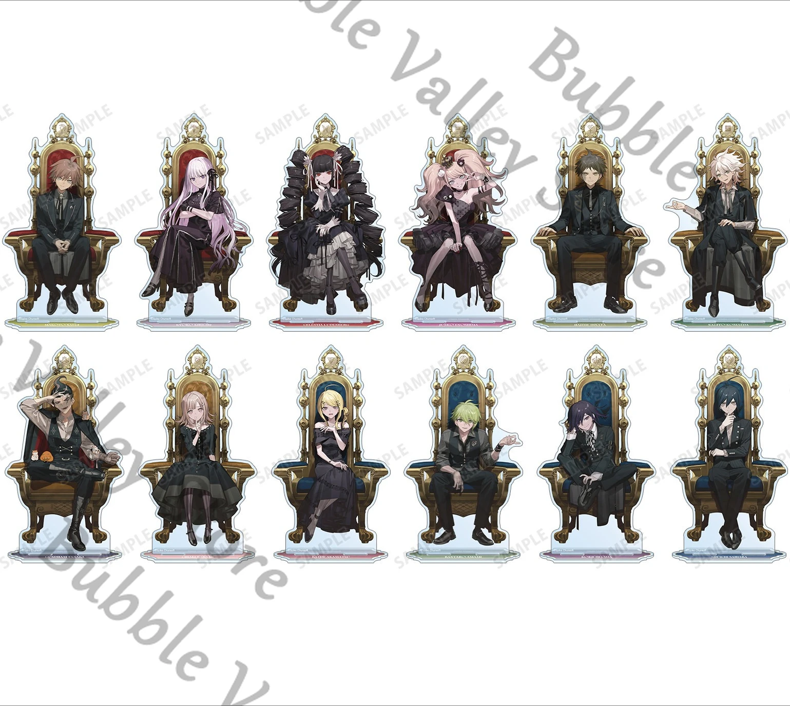 

Genuine Anime Danganronpa Nagito Komaeda Saihara Shuichi Yasuhiro Taeko Cosplay Acrylic Standing Sign Cartoon Figure Stand Gift