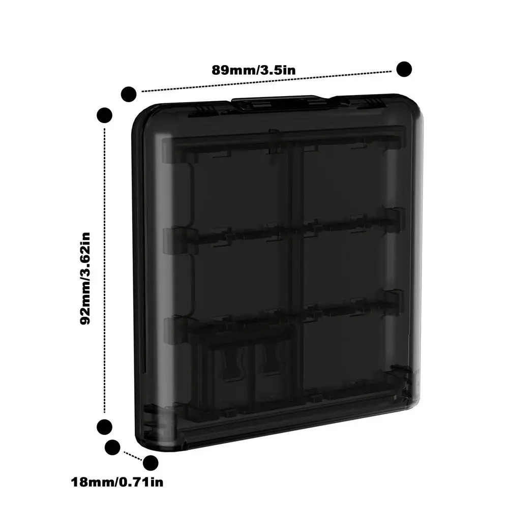 12-in-1 Game Card Case for Nintendo Switch Portable Micro SD Card Holder Hard Shell Protective Storage Box Accessories - view 6