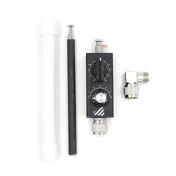 20W QRP Full-Band Tuned Antenna FM Aviation UV 5MHz-55MHz Tuned Shortwave Antenna HF Full Band Tuned Aerial for UHF VHF