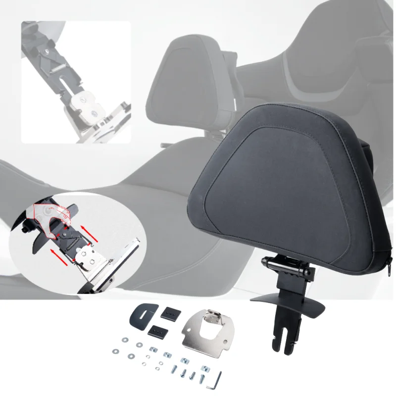 

Accessories Quick Disassembly Driver Seat Backrest Cushion Front For Honda Goldwing Tour DCT Airbag 1800 F6B GL1800 2018-2023