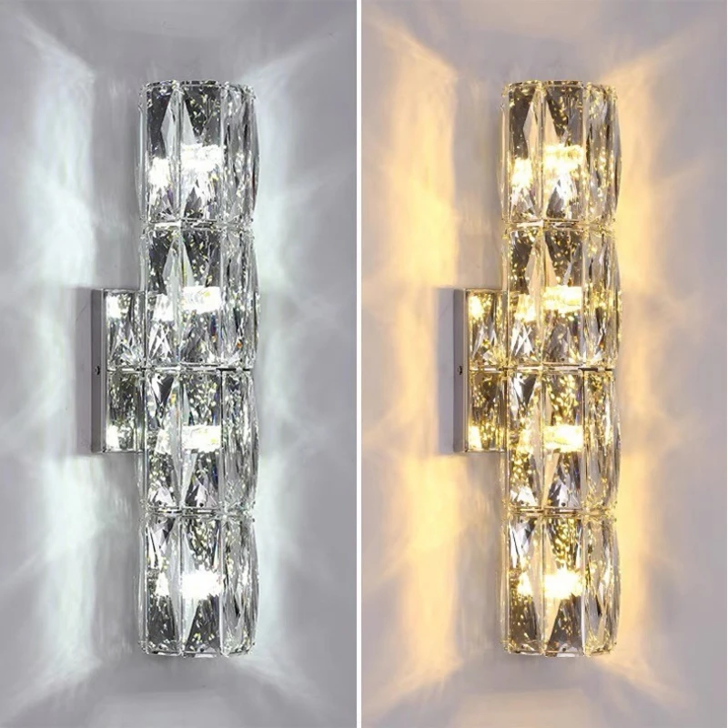 

Luxury Creative Wall sconce Light Living Room Background Hanging Lamp Staircase Wall Decoration Bedside Crystal Wall Lamp