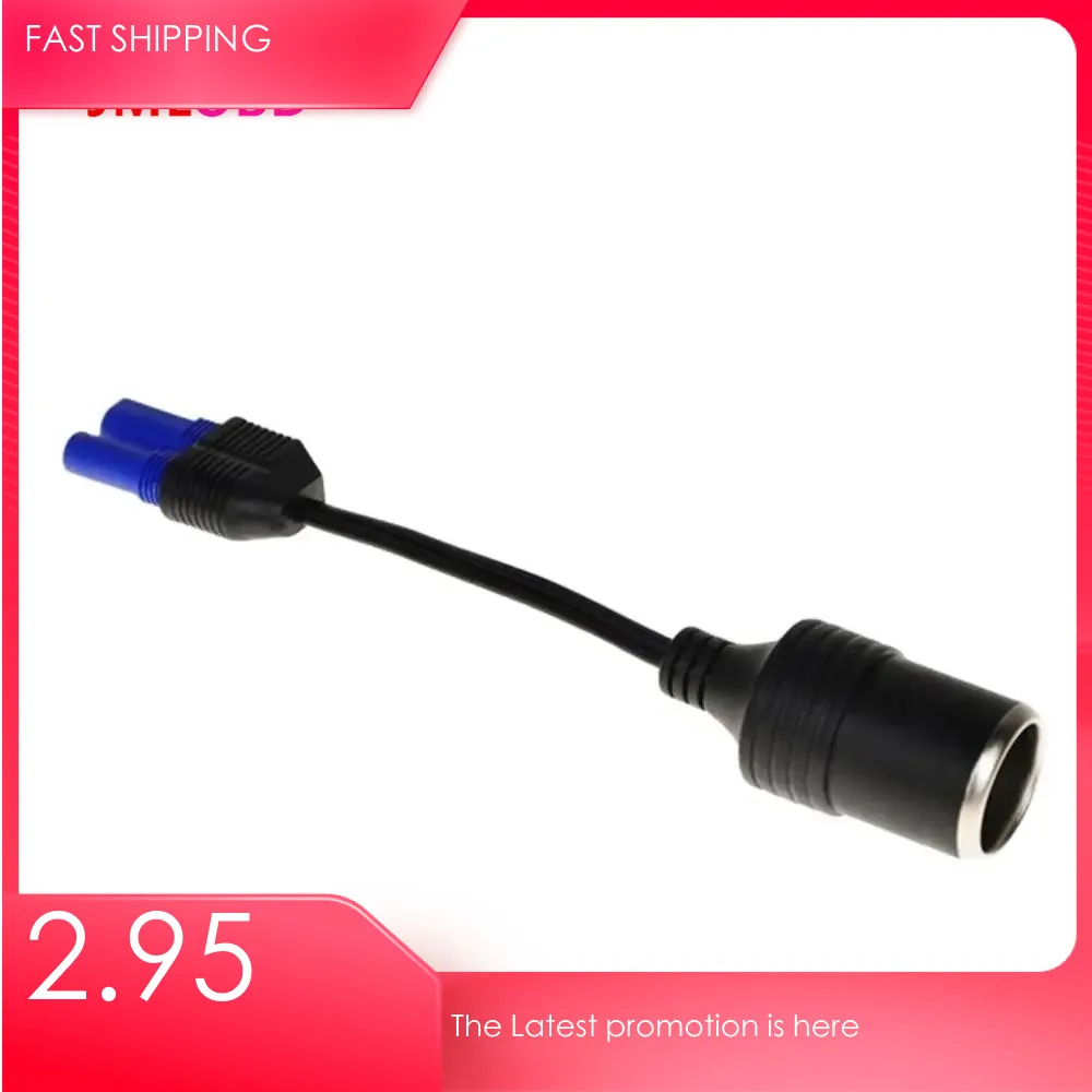 Portable EC5 Cigarette Lighter Socket Adapter Connector For 12V Car Battery Booster Car Jump Starter