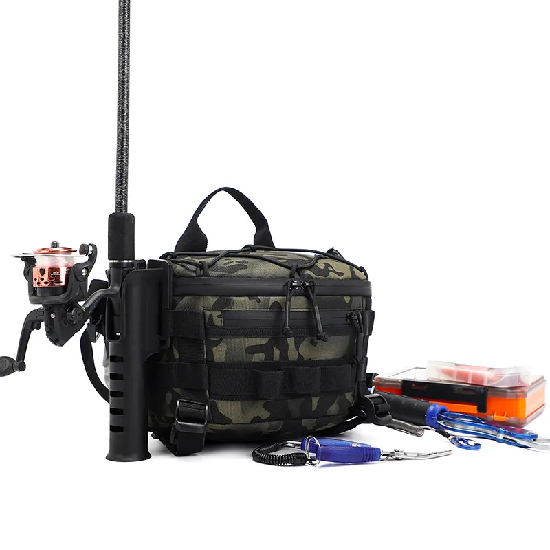 2025 Multifunctional Fishing Professional Tools Storage Luya Bag Locomotive Outdoor Sports Crossbody Bag