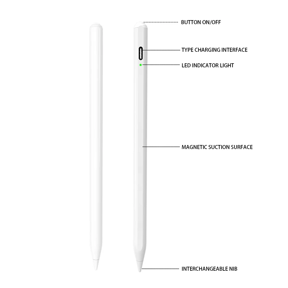 휴대용 경량 마그네틱 필기 스타일러스, 그리기용 스타일러스