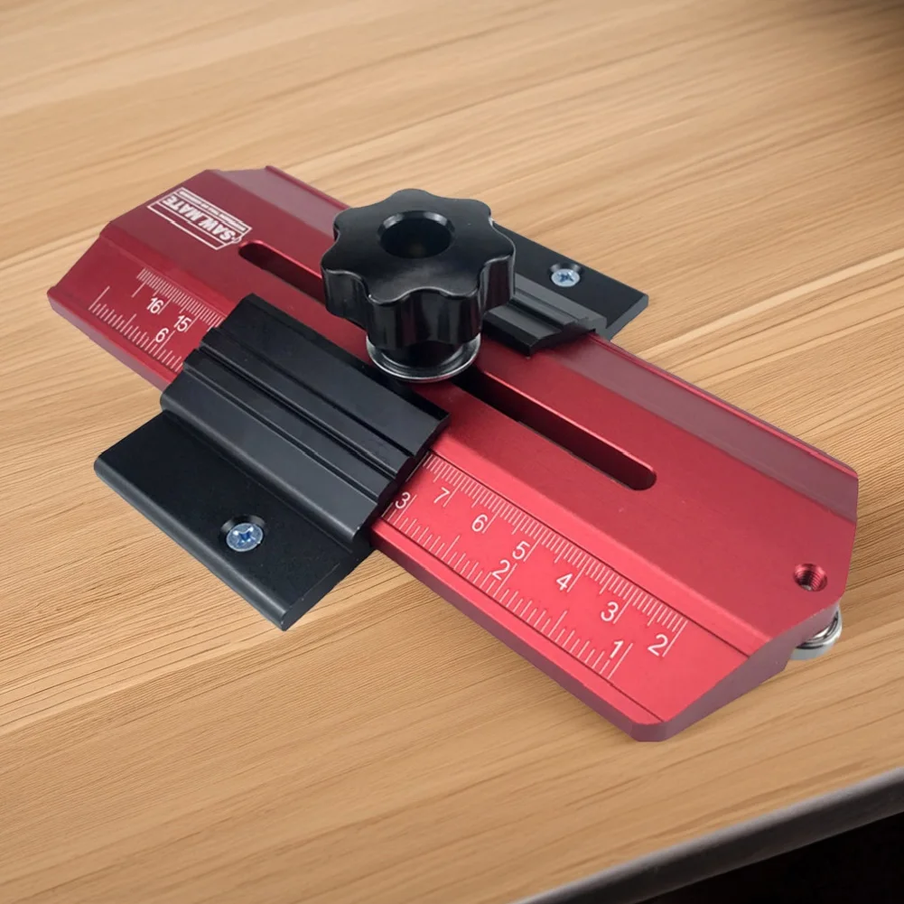 Thin Rip Tablesaw Jig Module and Contour Gauge Duplicator for Safe Precision in Narrow Strip Cuts for Woodworking