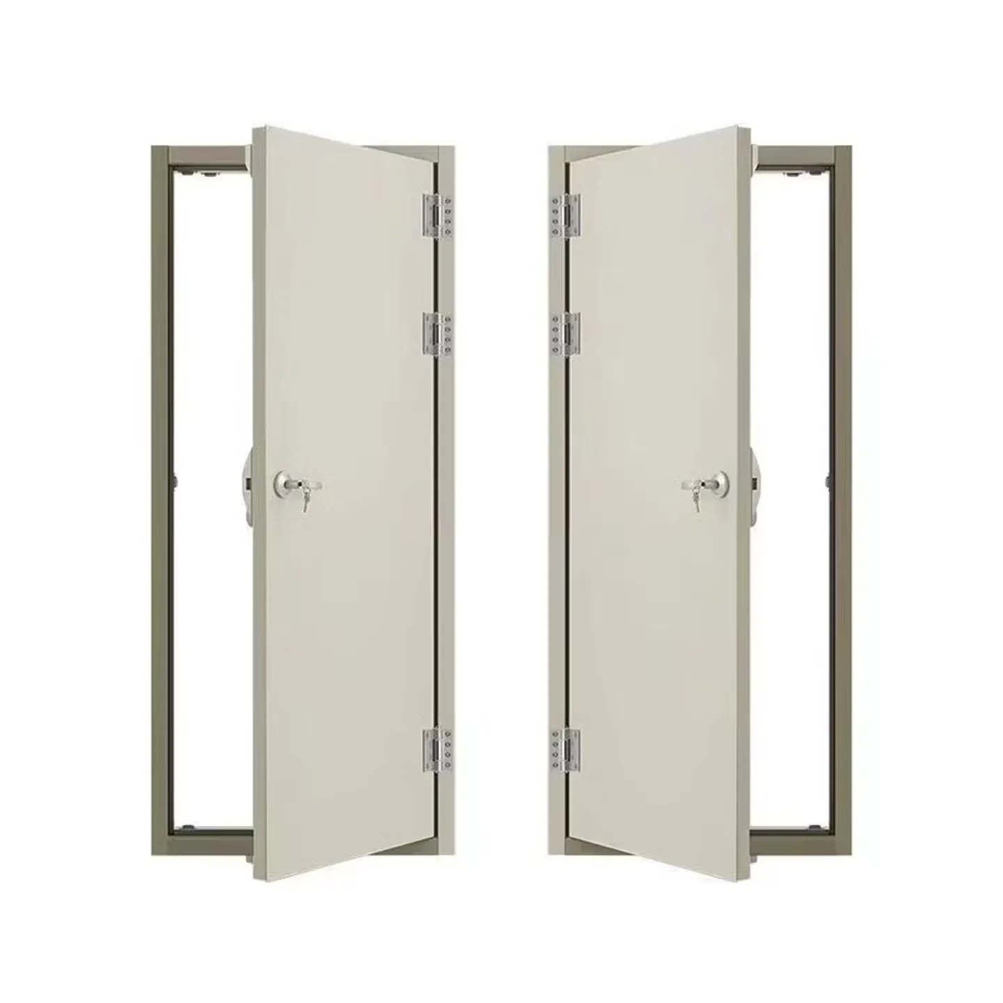 Impact-resistant closed steel anti-explosion doors and windows Fire engineering doors Sound insulation