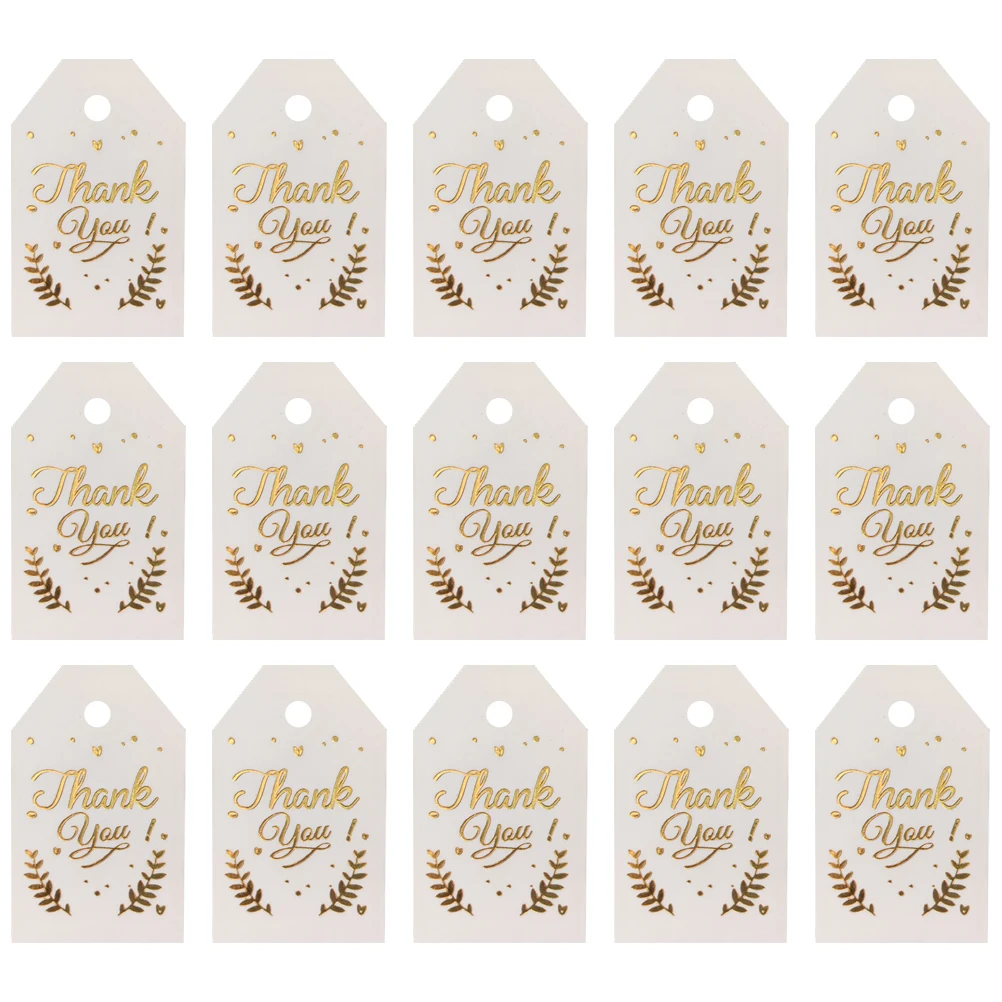 

100 Pcs You Tags Present Tags Paper Labels Gift Box Premium Smooth Round Edges