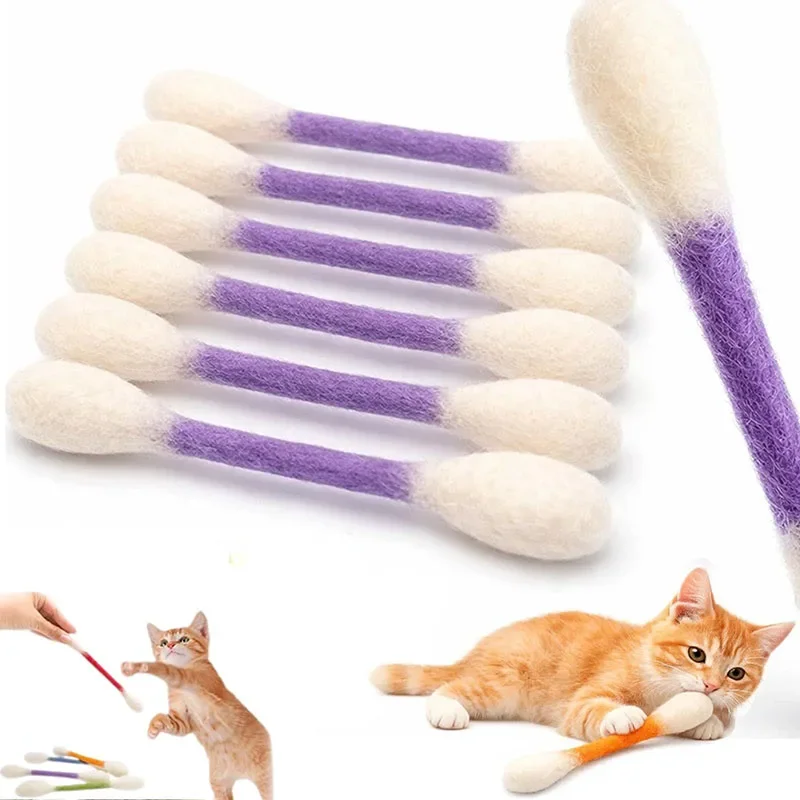 Kreatives großes Katzenminze-Spielzeug in Wattestäbchenform, 6er-Pack, riesiger Kätzchen-Kratz- und Beißstab, langlebiges Zahnreinigungs- und Zahnreinigungsseil – Detail 3