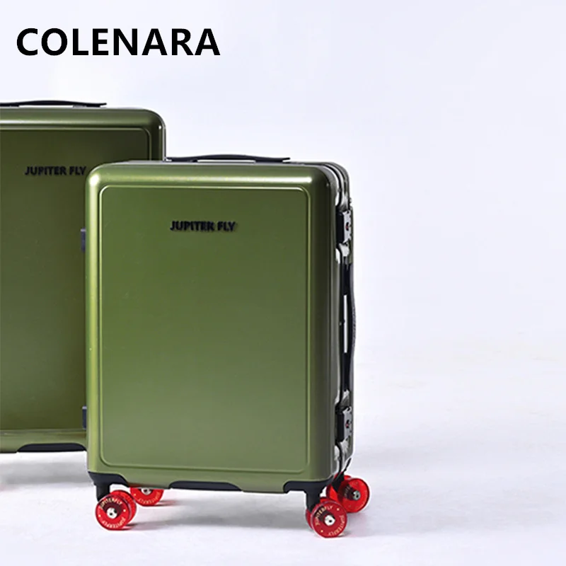 COLENARA High-quality Suitcase Large-capacity Trolley Case ABS+PC Boarding Box 20