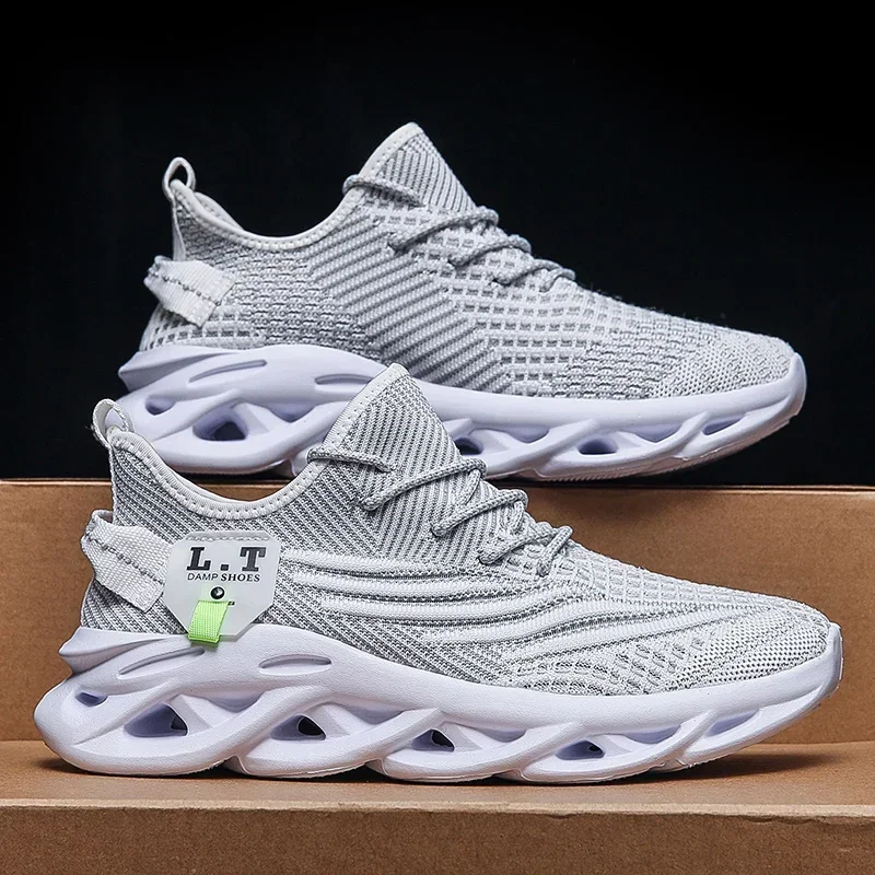 YRZL Sport Laufen Männer Schwarz Jogging Schuhe Casual Turnschuhe Outdoor Atmungsaktive Mesh Frauen Licht Stoßdämpfung Turnschuhe Männer – Detail 3