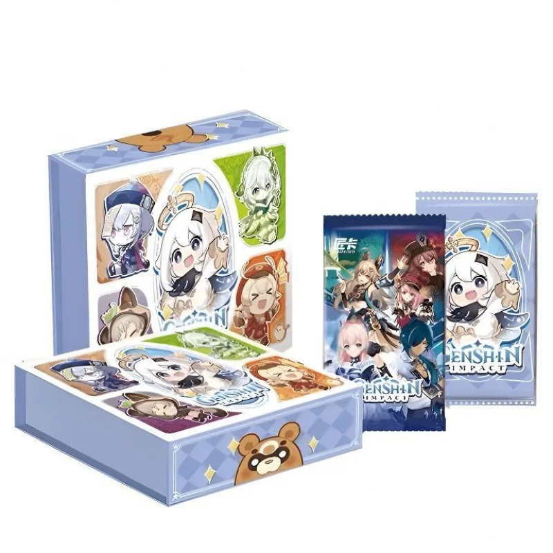 Genshin Impact Second Edition 글로벌 여행 노트 Second Edition 애니메이션 게임 카드 풀 박스