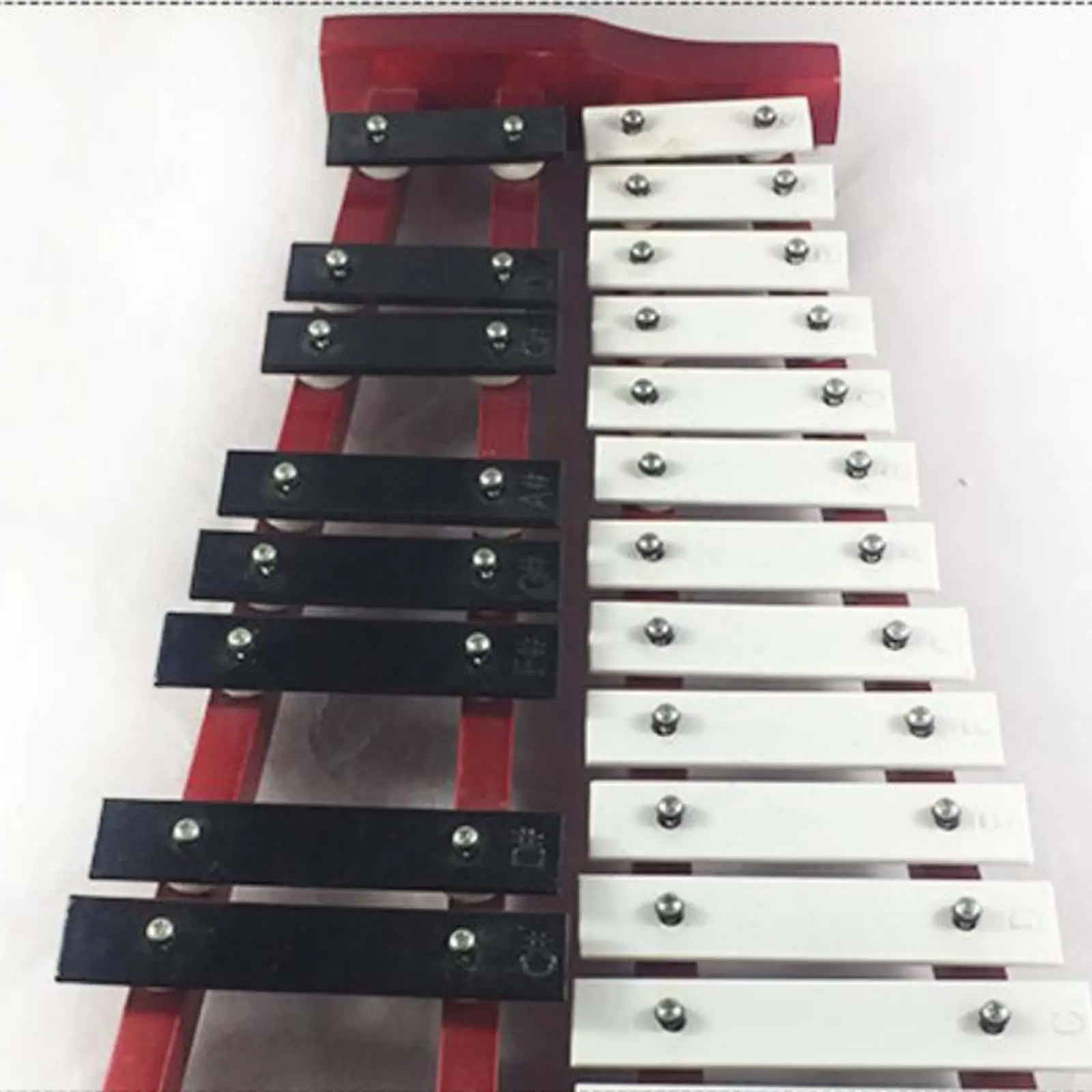 25 Key Glockenspiel Xylophone Compact Aluminum Bars Exquisite Professional