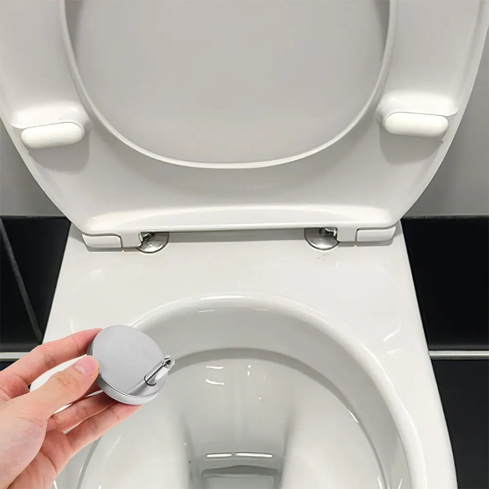 

2 комплекта крепежных петель для сиденья унитаза, верхние крепежные болты, винты, универсальный умный комплект для замены сиденья унитаза, ремонтный монтажный комплект оборудования