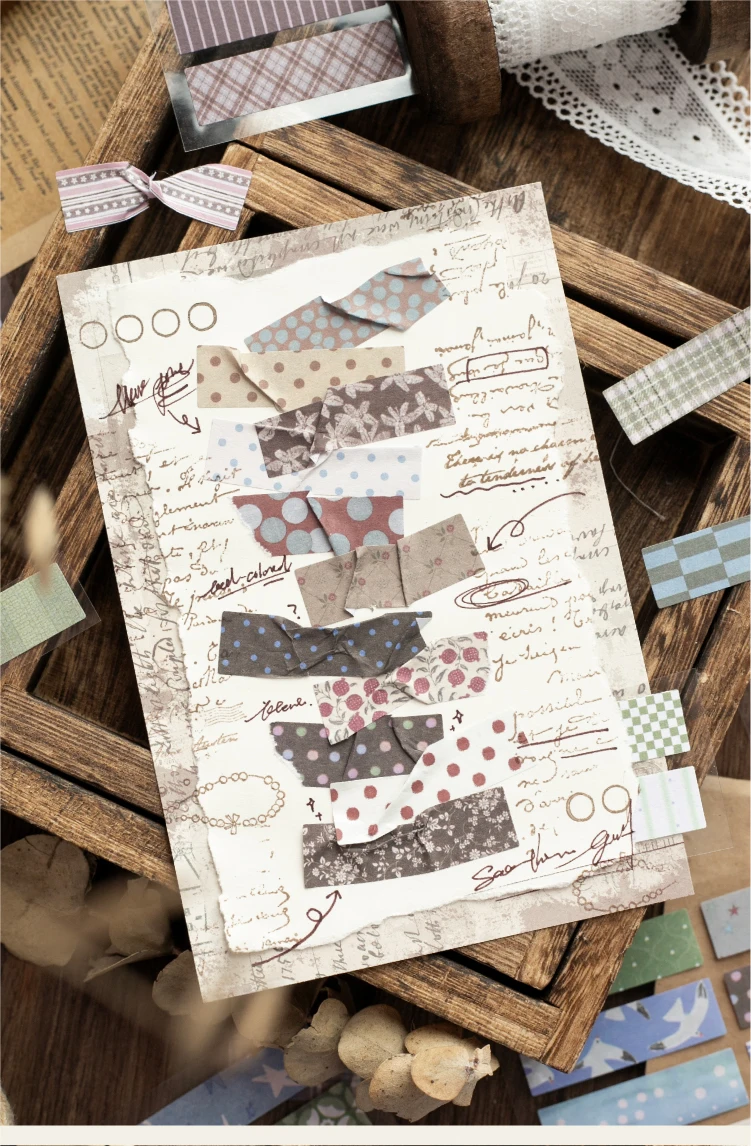 Journal GO 4 Stück Parallel Hours Niedliche Polka Dot Journaling-Aufkleber Collage Junk Journal Bastelzubehör DIY Niedliche Karten-Punkte-Aufkleber – Detail 8