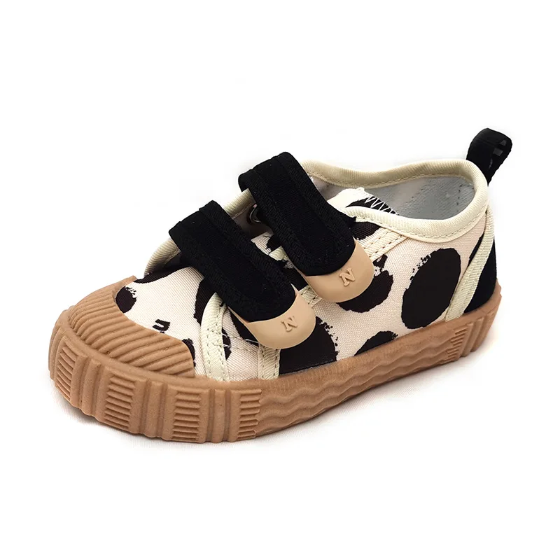 Zapato de lona para niño, zapatilla deportiva de grafiti, personalizada, informal, suela suave, Gril, tendencia de otoño