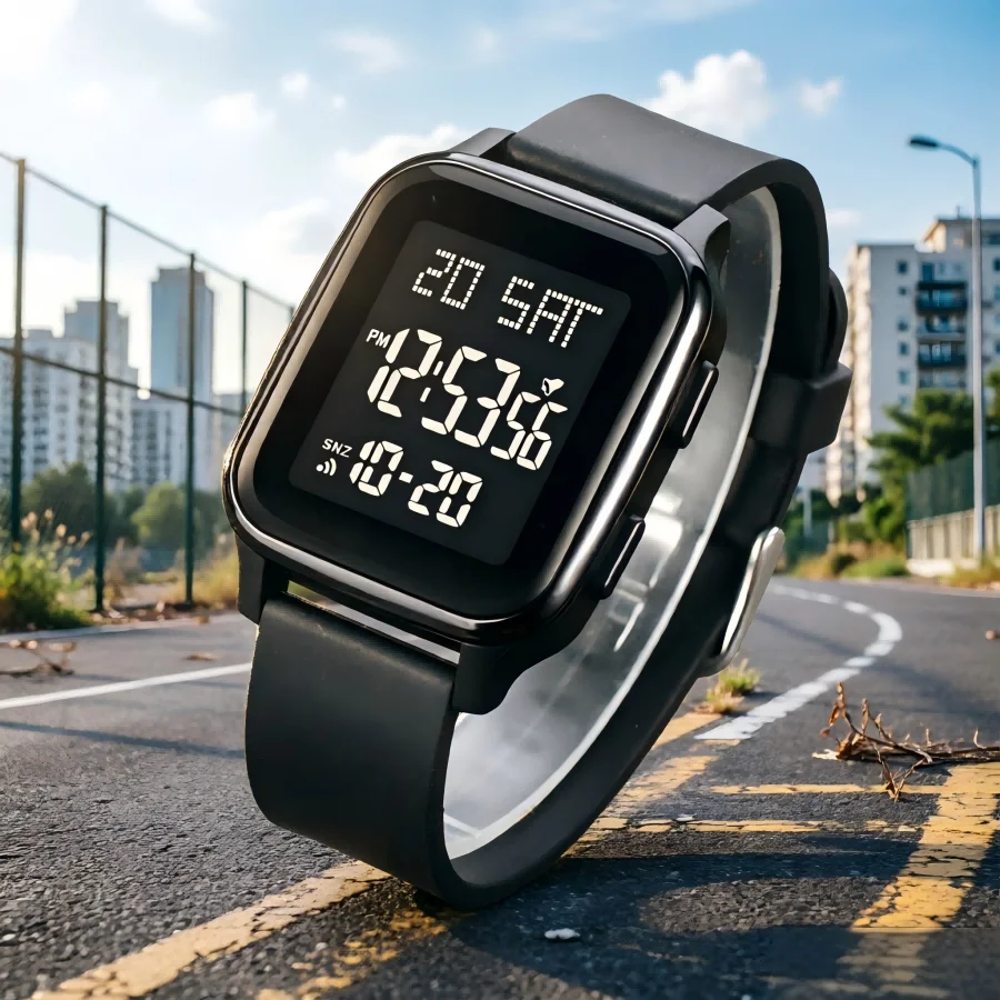 

YIKAZE ретро военные цифровые часы для мужчин уличные многофункциональные мужские электронные спортивные часы водонепроницаемые часы