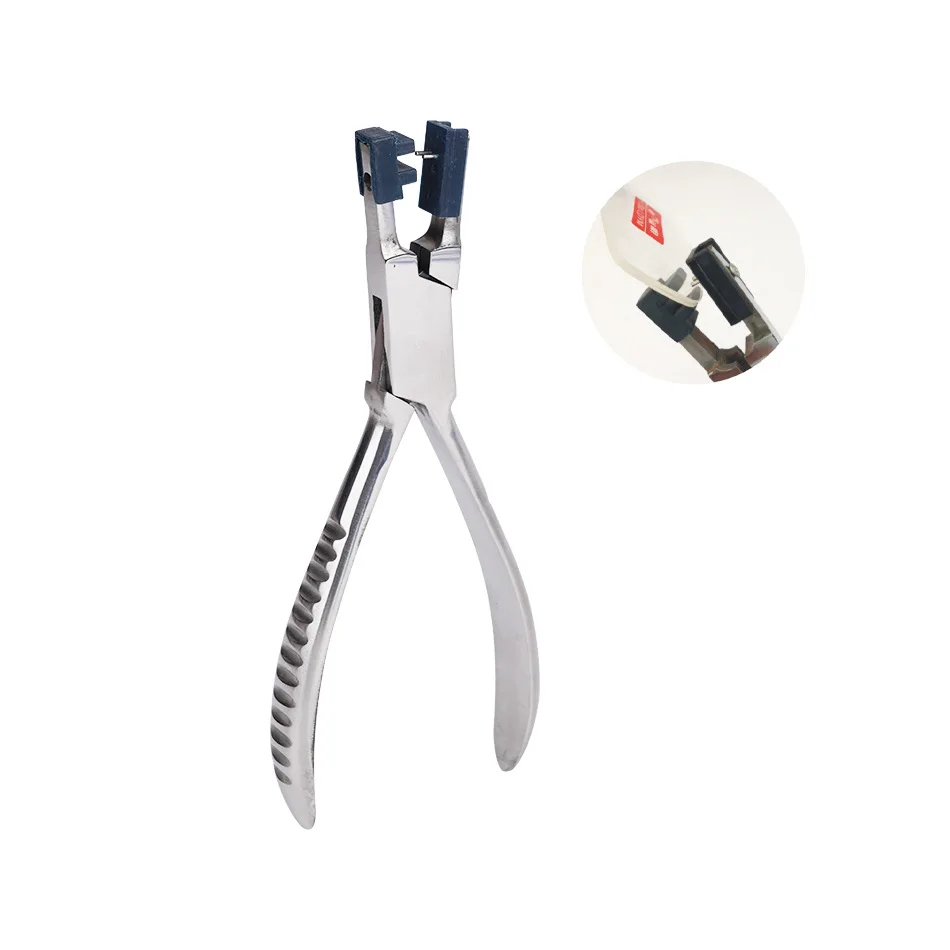 Nose Pad Screw Adjustment Pliers, Open Pliers, Curved Nose Bridge Pile Corner Tool Pliers，Glasses Repair Tool Pliers