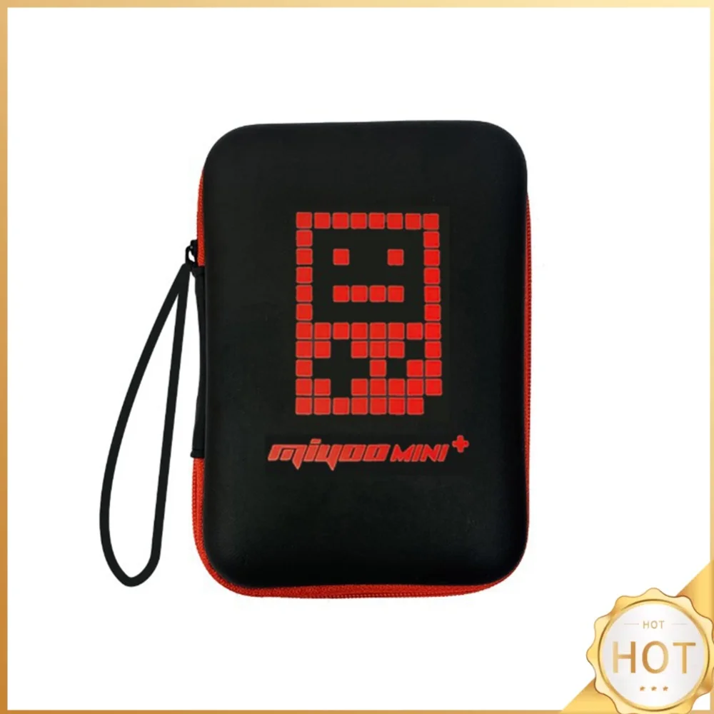 EVA Carrying Case Waterproof Multifunctional Game Console Pouch Case Wear-resistant With Lanyard Lightweight for ANBERNIC RG35XX