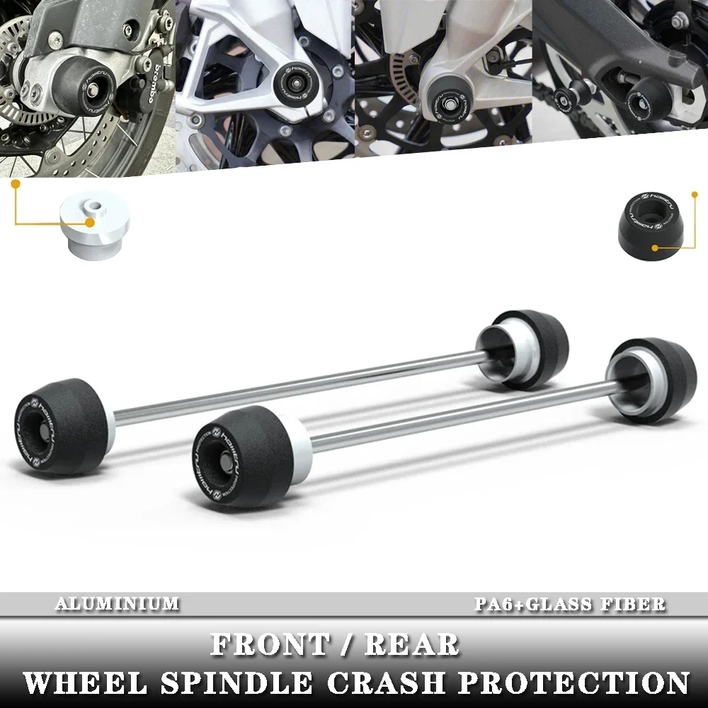 

For Aprilia RS660 / Tuono660 / TUONO660 Factory 2021-2024 Front Rear wheel Spindle Crash Protection