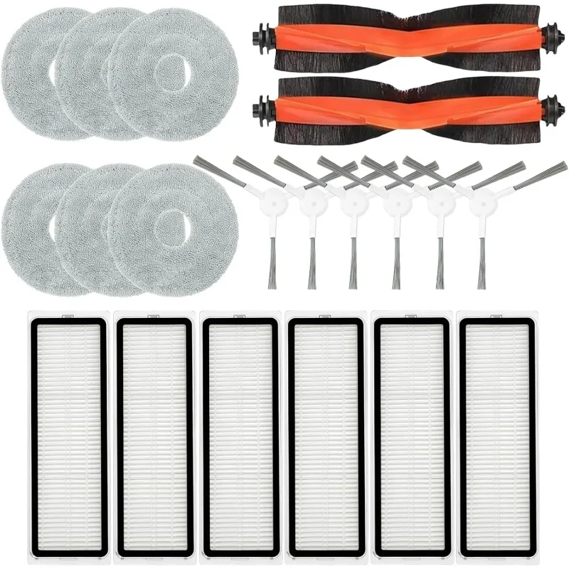 For Xiaomi S20 Plus/S20+ Robot Vacuum Cleaner Accessories Kit; Highly Efficient, Easy To Install, Washable, and Reusable