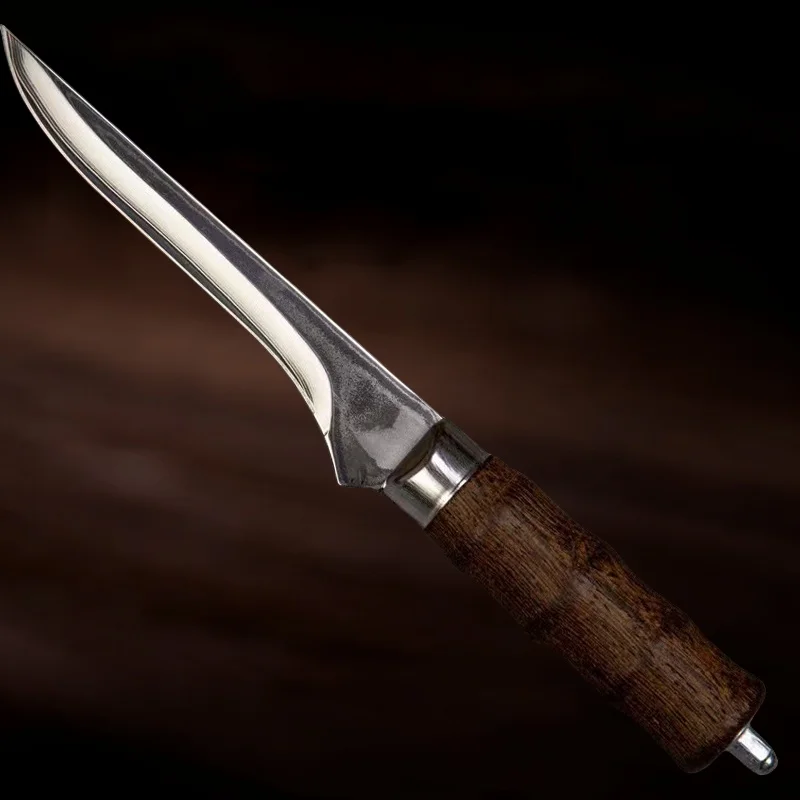Cuchillo de Damasco, cuchillo de Chef para deshuesar, cuchillos de Damasco, cocina, cuchillo de carnicero, verduras, rebanador de frutas, cuchillos de pescado, mango de madera