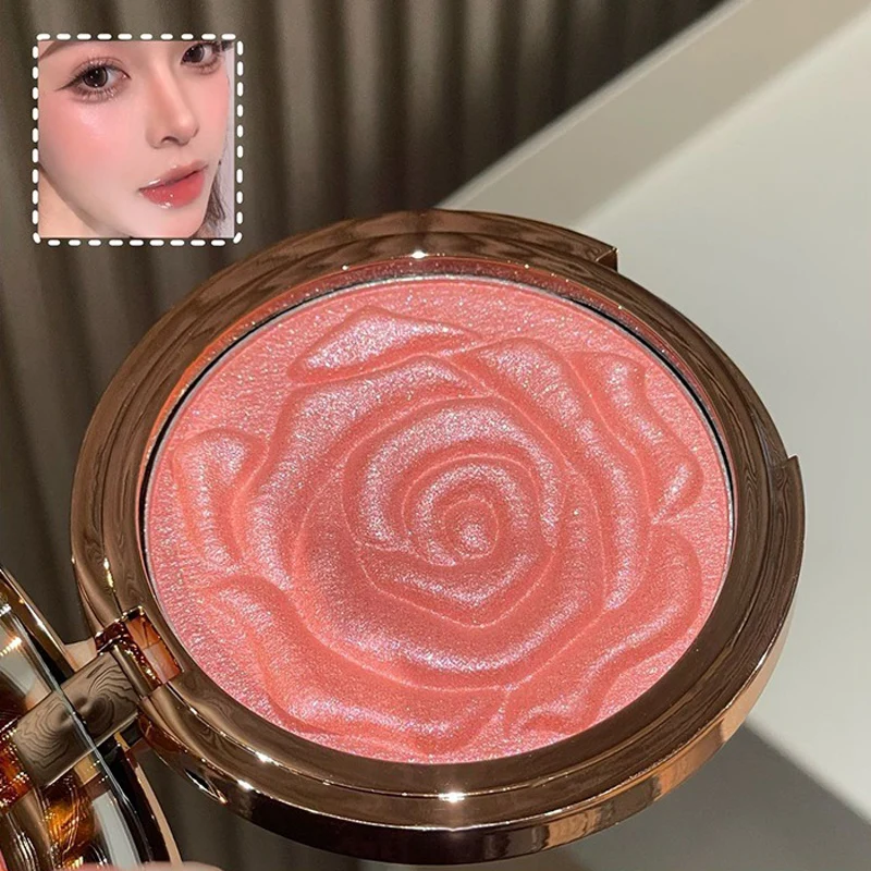 Rosen-design Highlighter Und Blush Palette Schimmernd Rosa Wangen_voghion.com