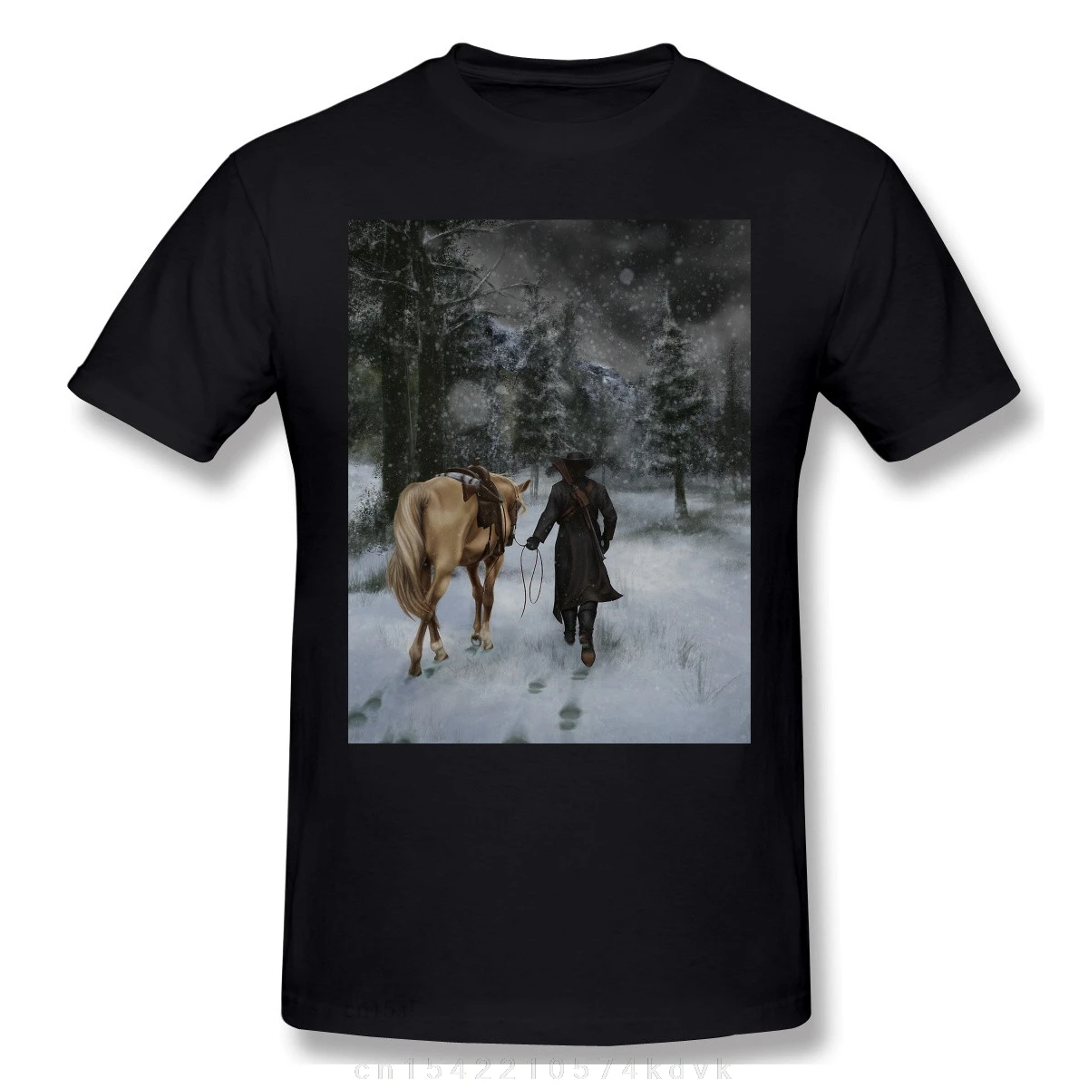 New Summer East Wind Cotton Red Dead Redemption John Marston Dead Eye Game Ofertas T-shirt