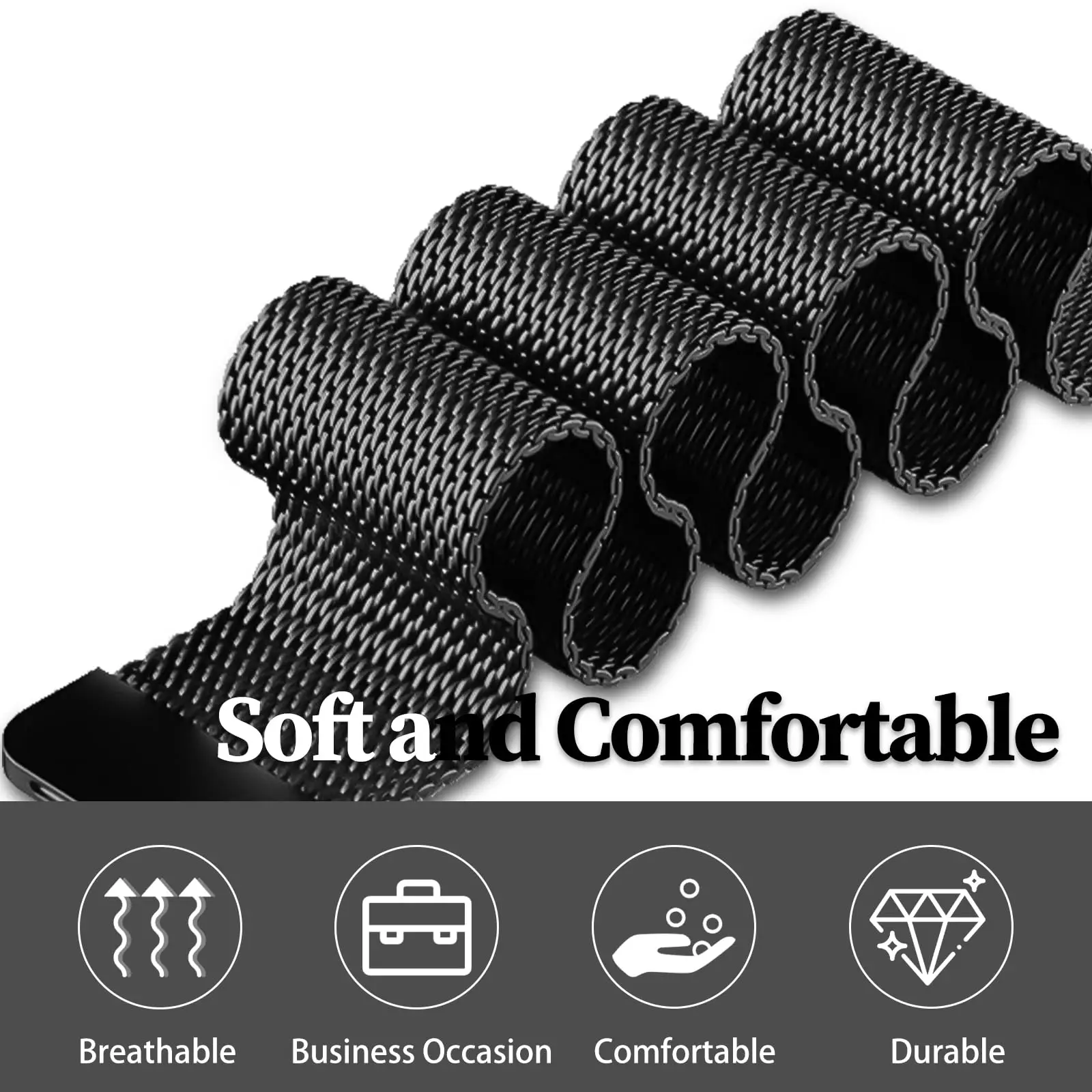 حلقة ميلانو لساعة جوجل بيكسل 3 حزام 45 مللي متر ملحقات معدنية حزام من الفولاذ المقاوم للصدأ سوار كوريا لساعة بيكسل 3 باند