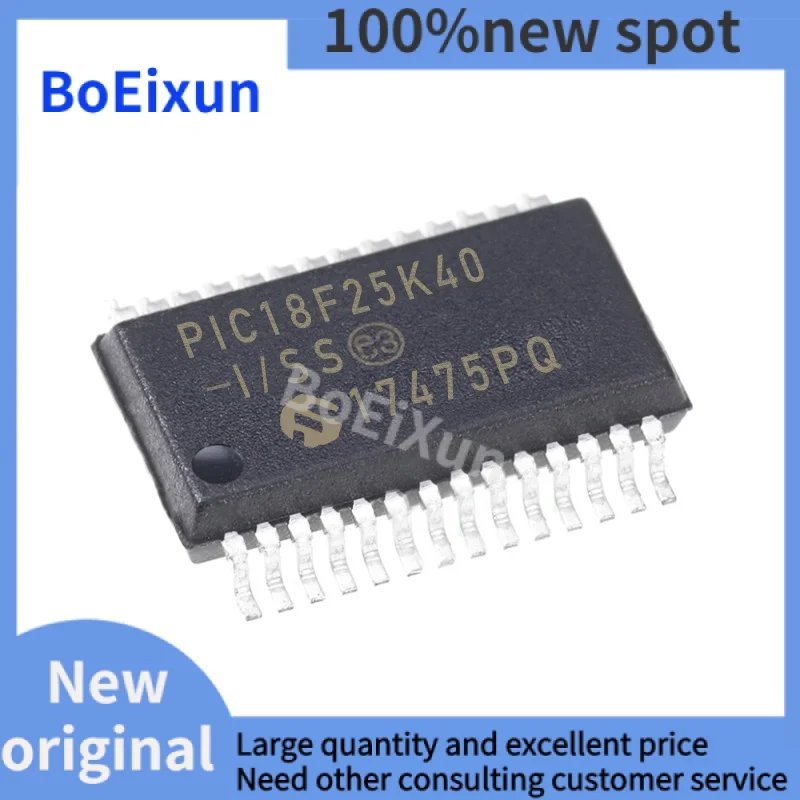 

1-100 PCS PIC18F25K40-I/SS SSOP-28 18F25K40 Embedded Microcontroller IC Chip Package SOP Brand New Original