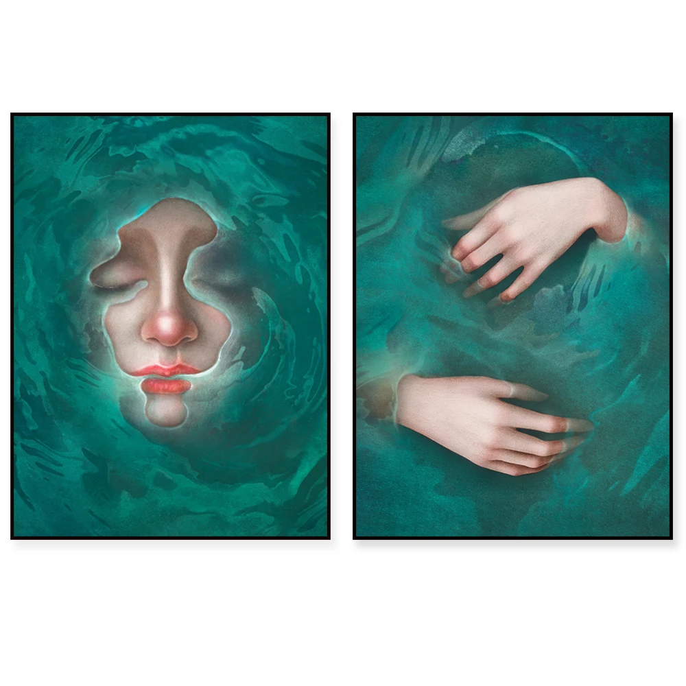 Ophelia in Shakespeare's play Hamlet | Art Printing | Literary Gifts | Shakespeare Poster