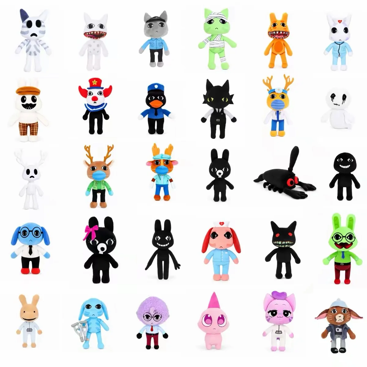 Nouvelle Poupée en Peluche Hôpital des Animaux, Jouet Anime Horreur, Anomalie de l'Hôpital des Animaux, Chat, Chien, Pingouin, Lapin, Peluche, Cadeau de Collection pour Fans