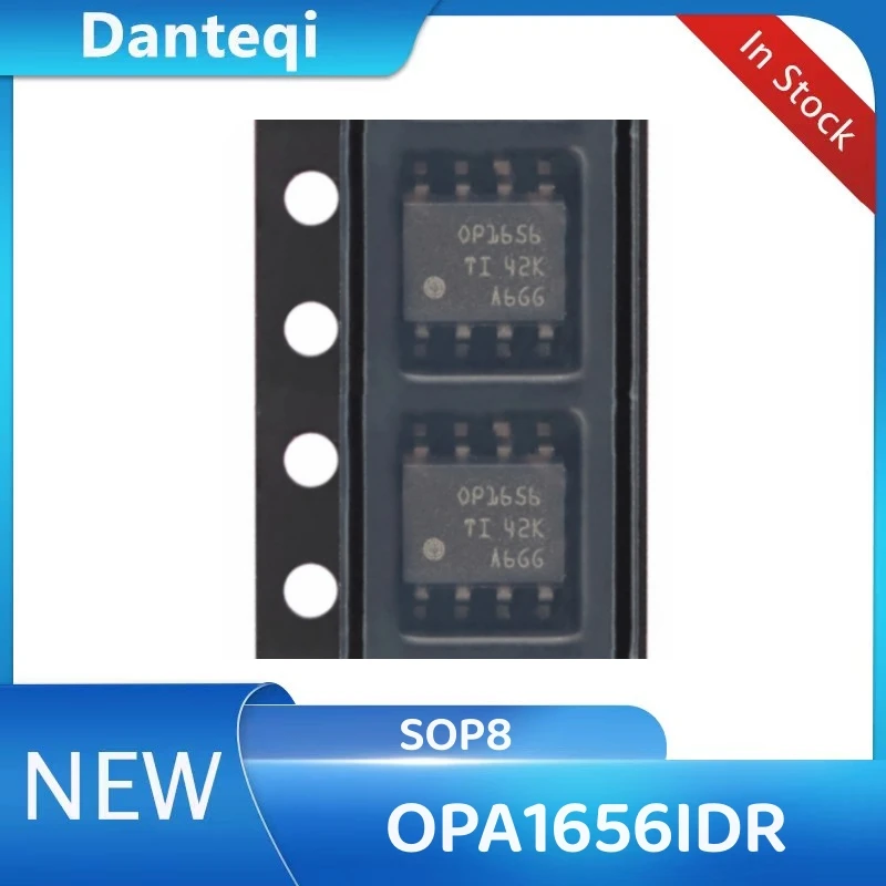 

Новый оригинальный OPA1656IDR OPA1656 OP1656 SOP8 SoundPlus со сверхмалым шумом и искажением аудиооперационный усилитель