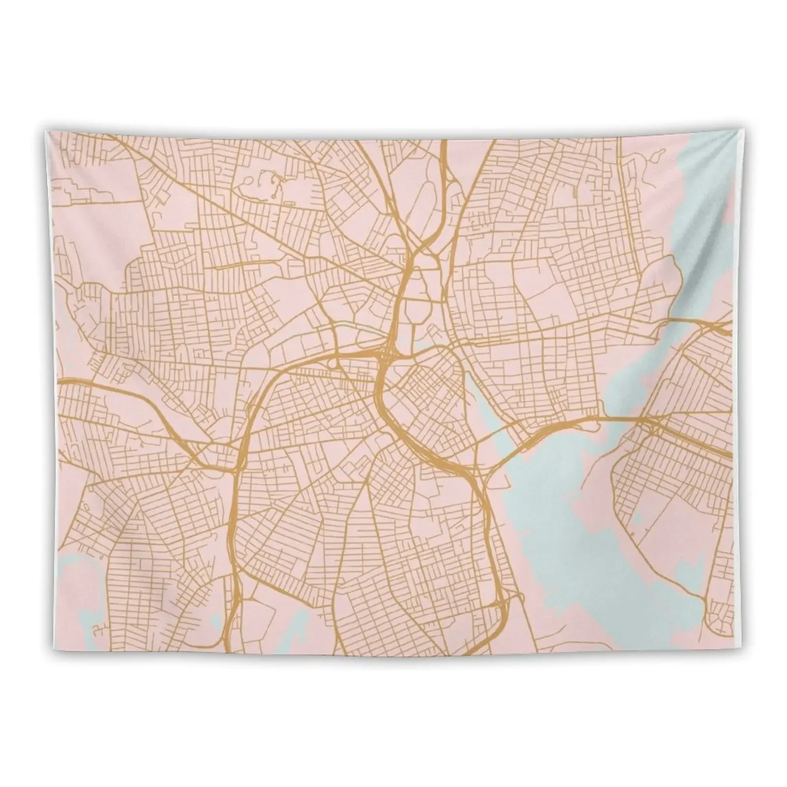 Providence map Tapestry Wall Hanging Decoration Room Korean Room Decor Tapestry