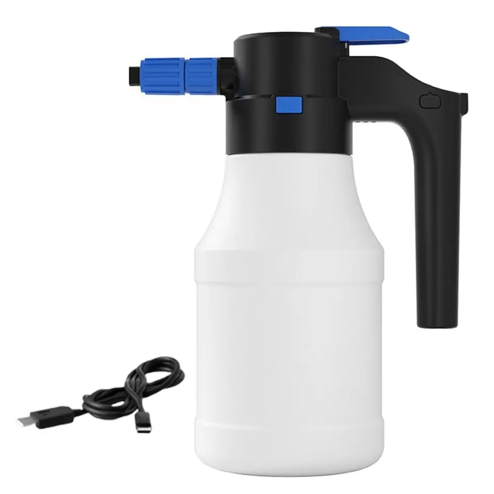 

Electric Car Wash Foam Spray Pot Universal Fan Type High Pressure Spray Bottle Pneumatic 1.5L Hand-held Foam Watering Can